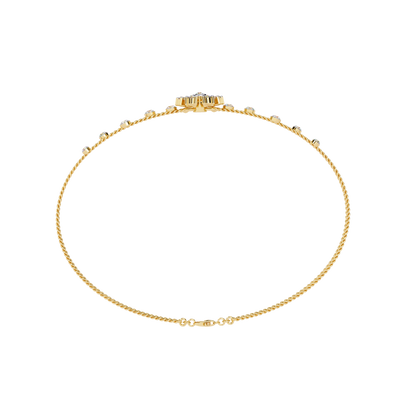 Floral Radiance Diamond Bracelet