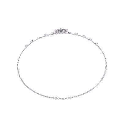 Floral Radiance Diamond Bracelet