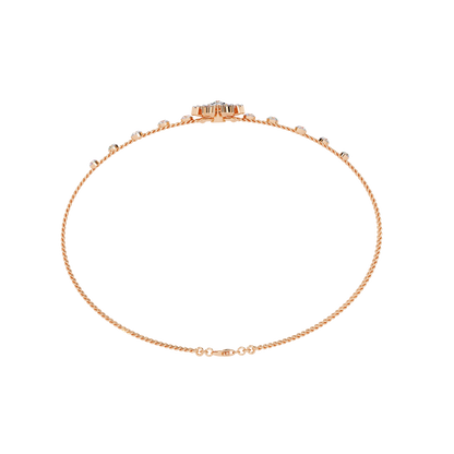 Floral Radiance Diamond Bracelet