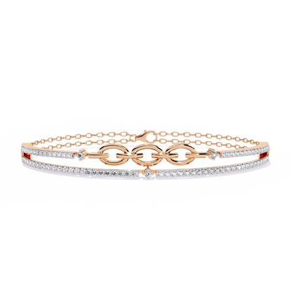 Luminous Loops Diamond Bracelet