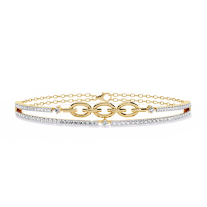 Luminous Loops Diamond Bracelet