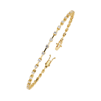 Starlit Veil Diamond Bracelet