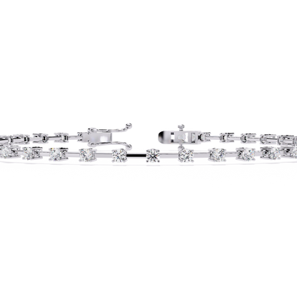 Starlit Veil Diamond Bracelet