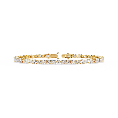 Petal Glow Diamond Bracelet