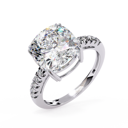 Orabella Supreme Cushion Solitaire Ring