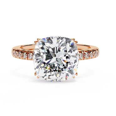 Orabella Supreme Cushion Solitaire Ring