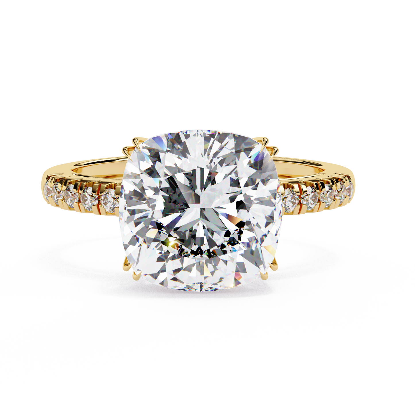 Orabella Supreme Cushion Solitaire Ring