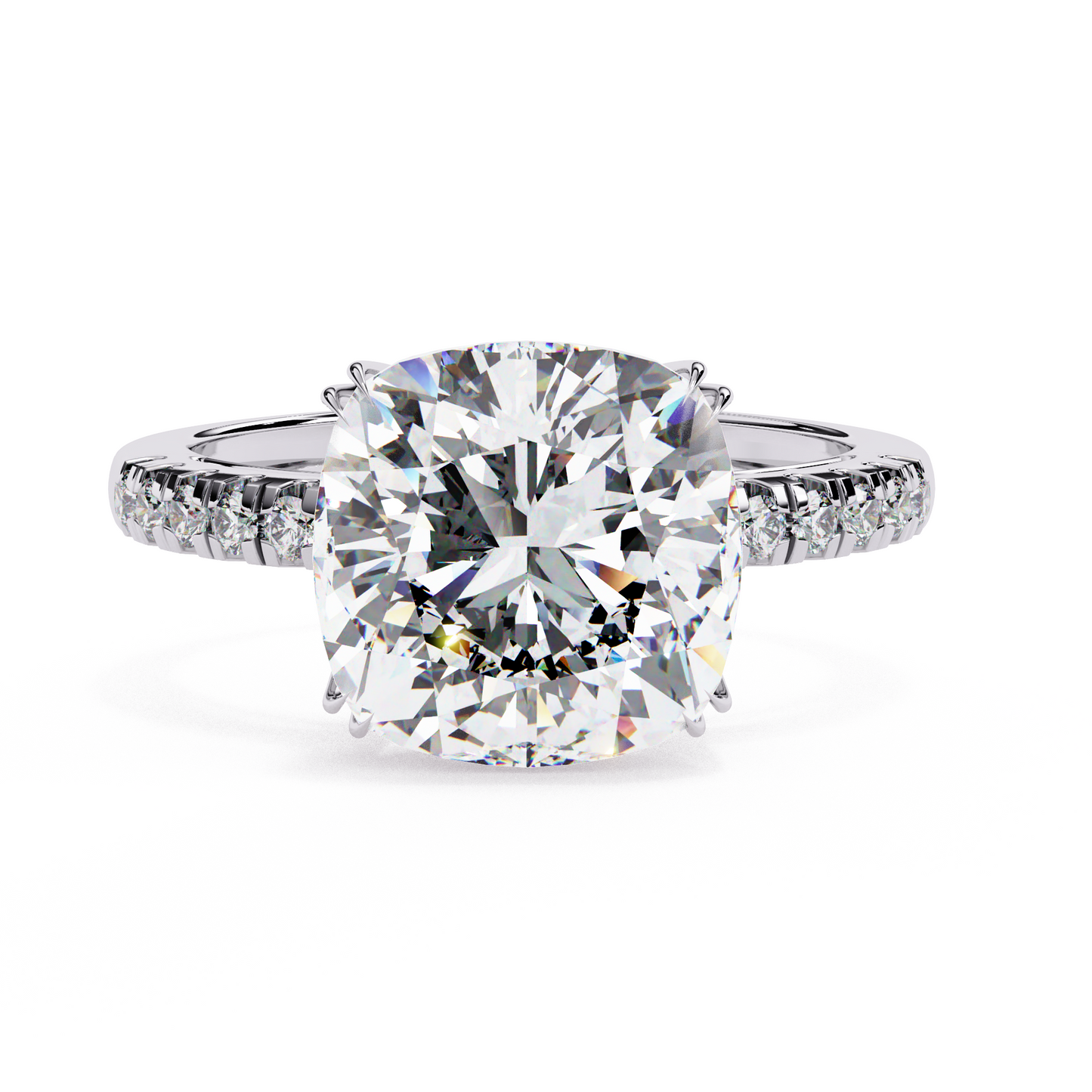 Orabella Supreme Cushion Solitaire Ring