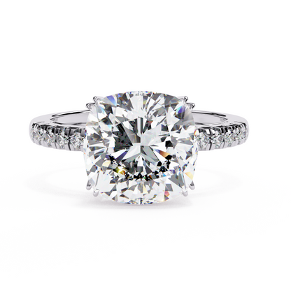 Orabella Supreme Cushion Solitaire Ring