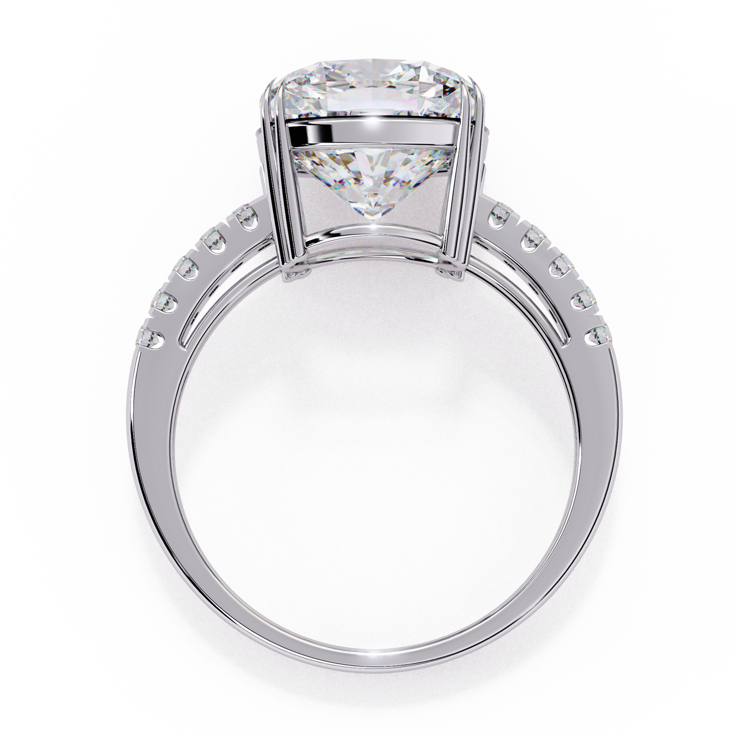 Orabella Supreme Cushion Solitaire Ring