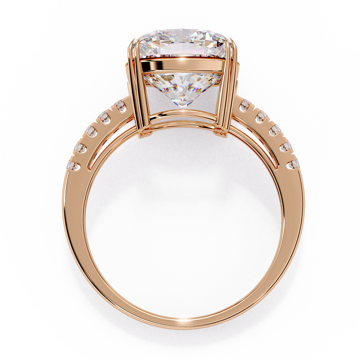 Orabella Supreme Cushion Solitaire Ring