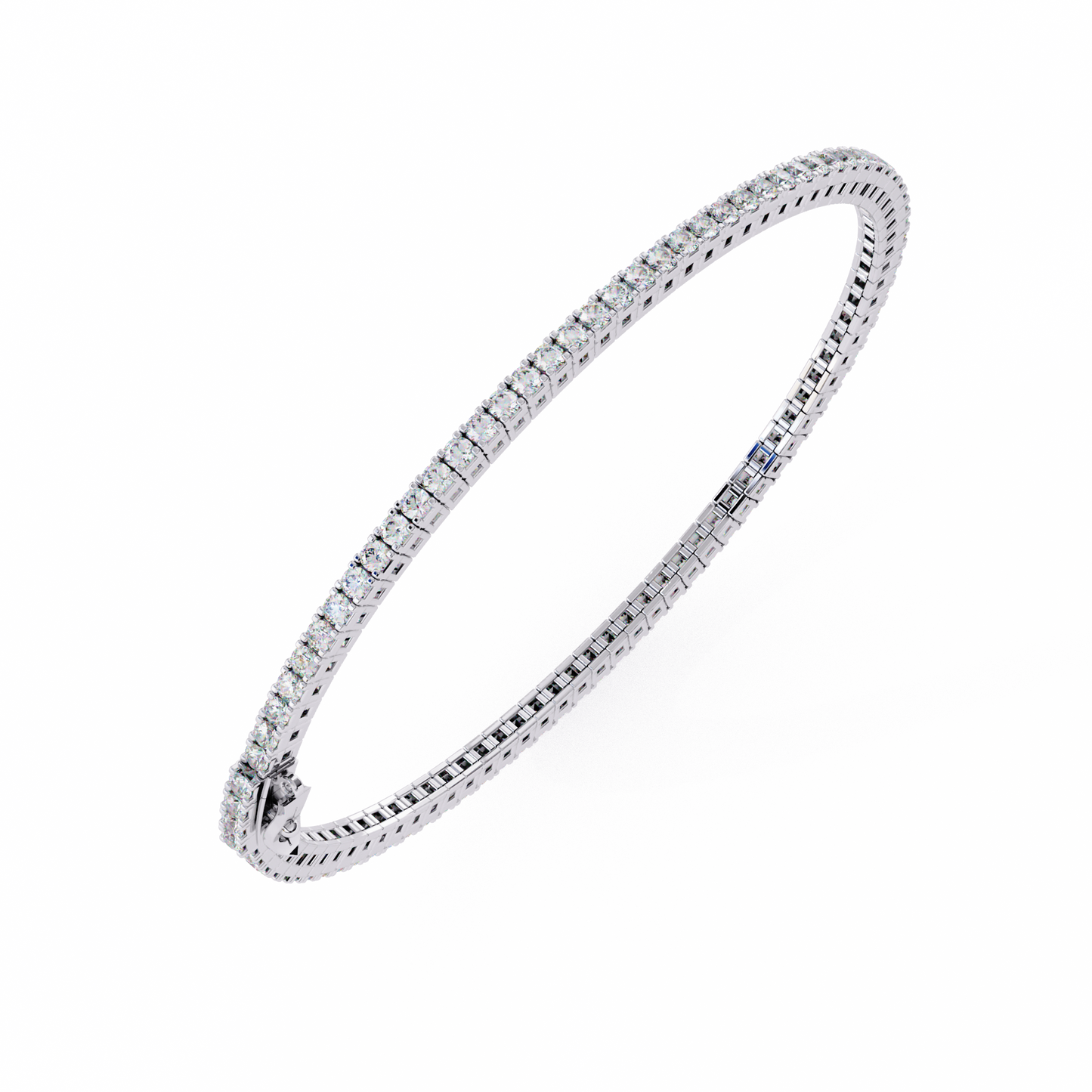 BareBrilliance Line Tennis Bracelet