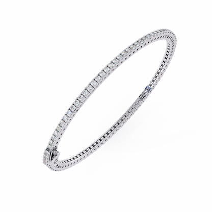 BareBrilliance Line Tennis Bracelet