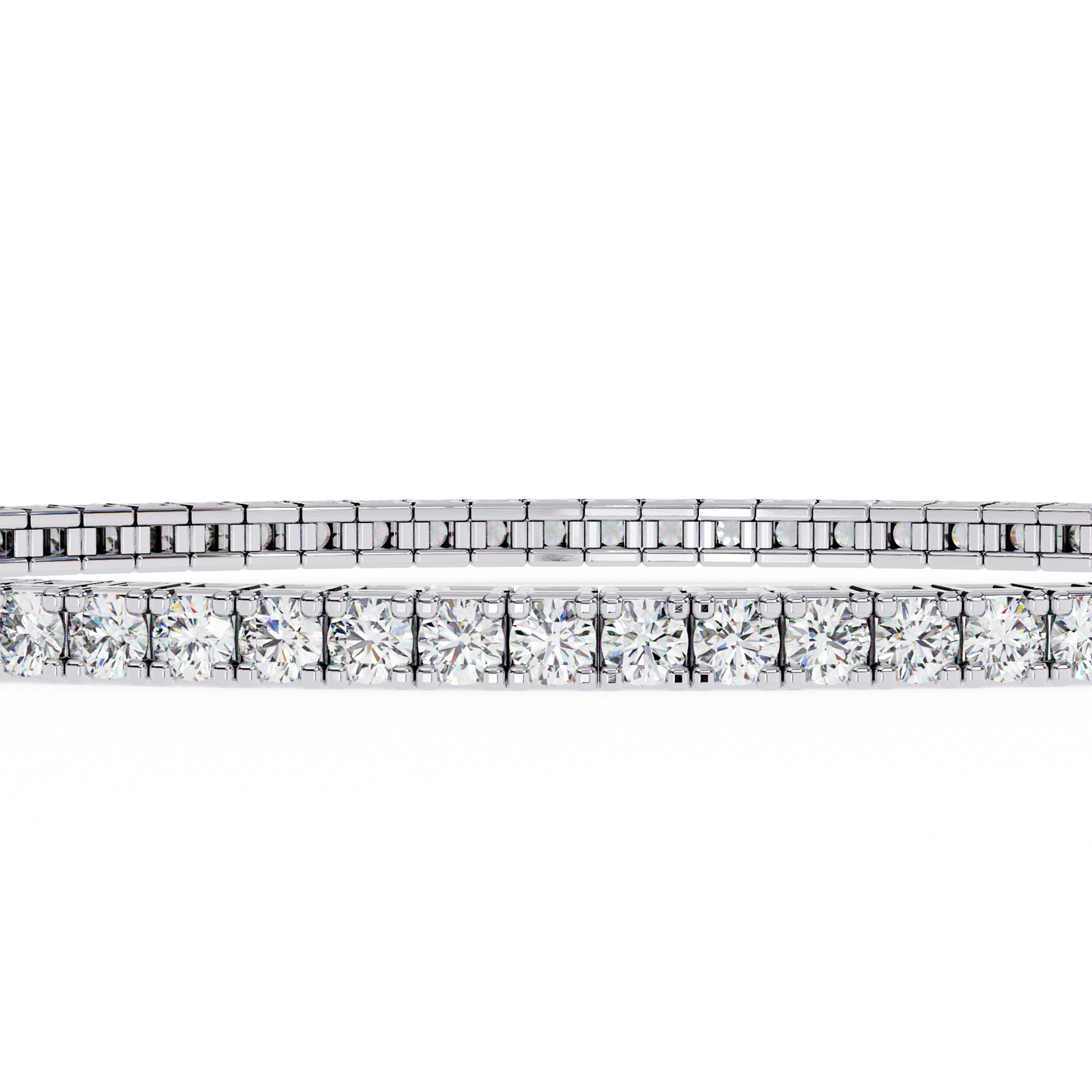 BareBrilliance Line Tennis Bracelet