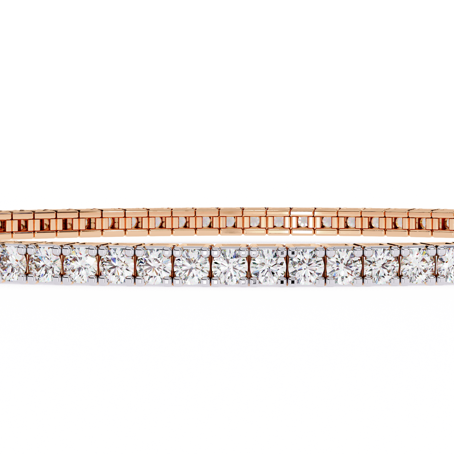 BareBrilliance Line Tennis Bracelet