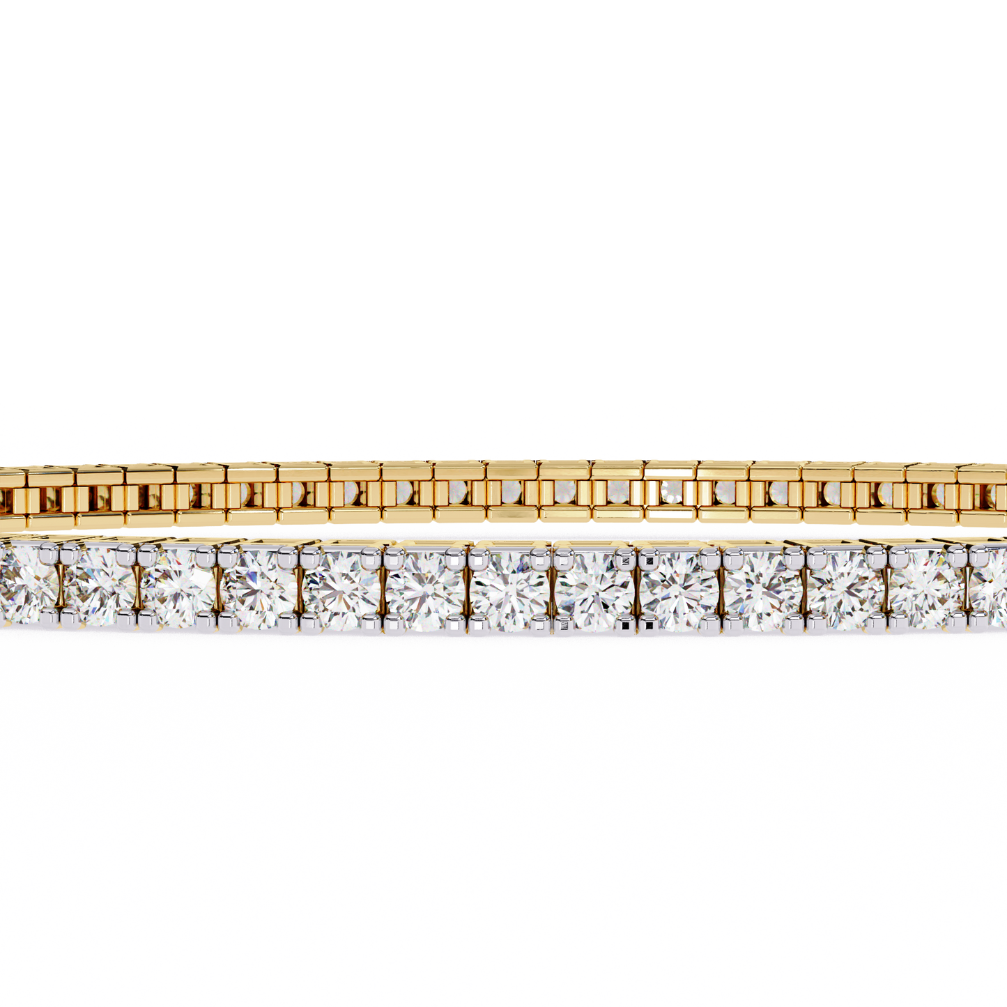 BareBrilliance Line Tennis Bracelet