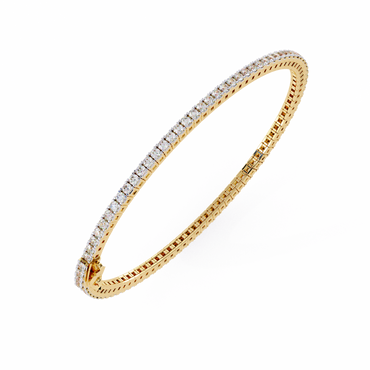 BareBrilliance Line Tennis Bracelet