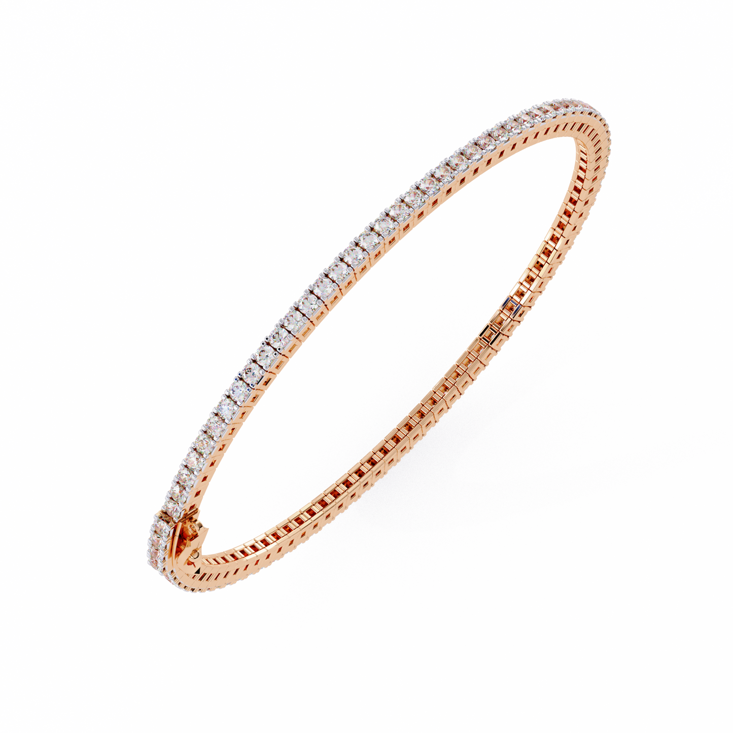 BareBrilliance Line Tennis Bracelet