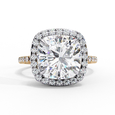 Aria di Amore Cushion Solitaire Ring