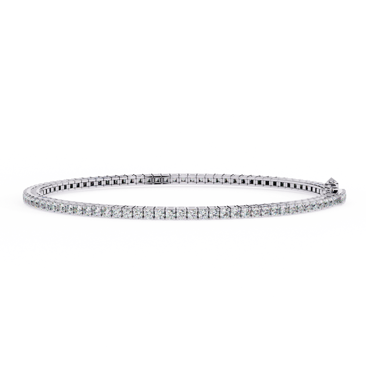 BareBrilliance Line Tennis Bracelet
