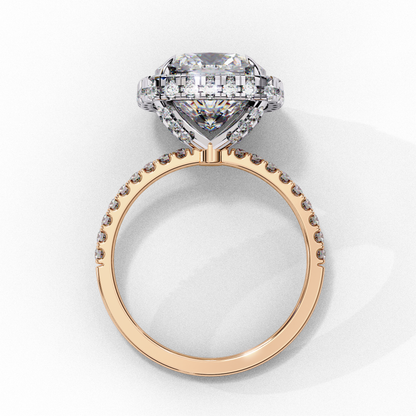 Aria di Amore Cushion Solitaire Ring