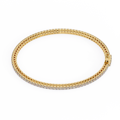 BareBrilliance Line Tennis Bracelet