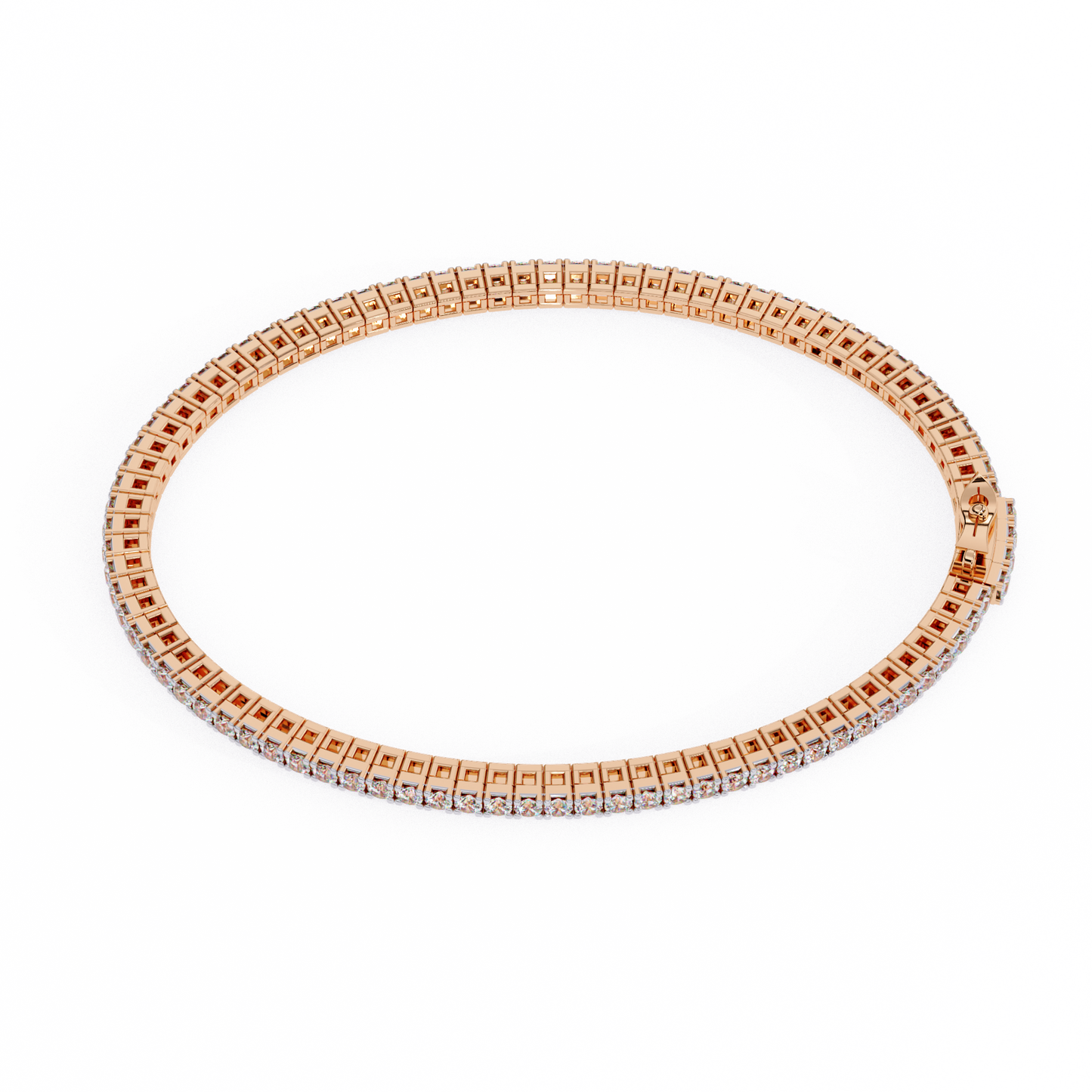 BareBrilliance Line Tennis Bracelet