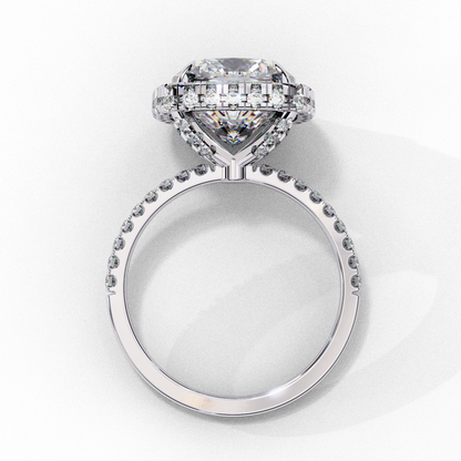Aria di Amore Cushion Solitaire Ring