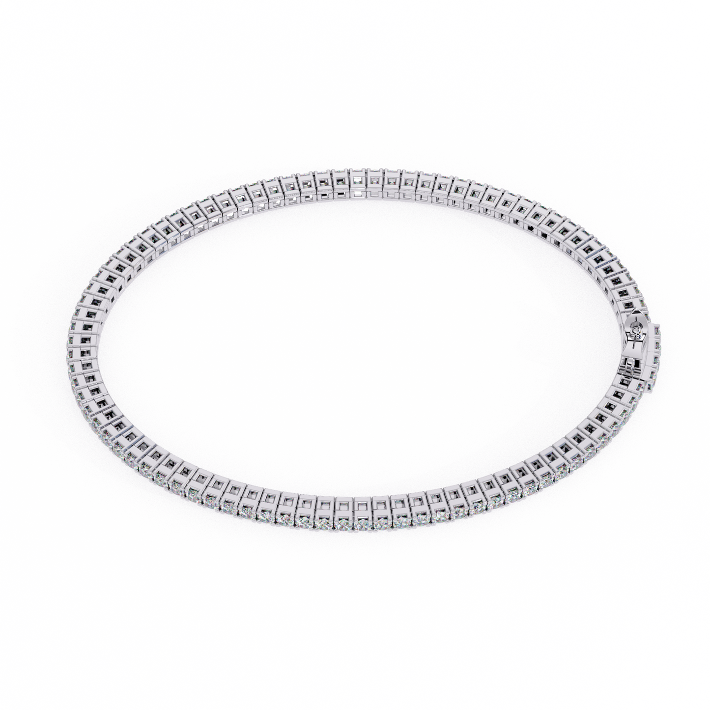 BareBrilliance Line Tennis Bracelet