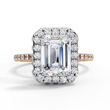 Selene Whisper Emerald Solitaire Ring