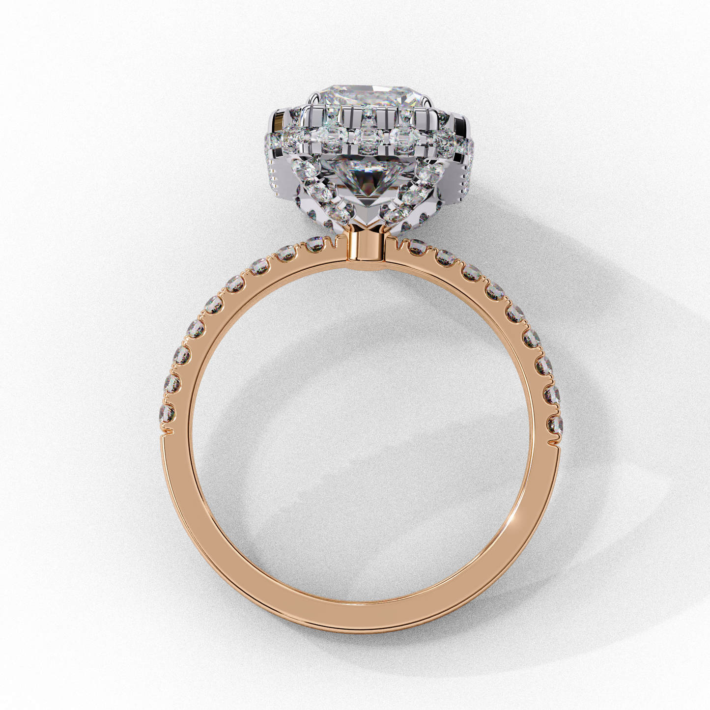 Selene Whisper Emerald Solitaire Ring