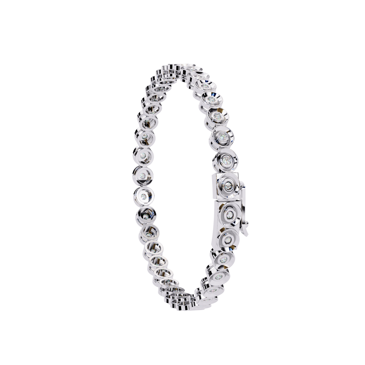 NovaStrip Diamond Line Tennis Bracelet