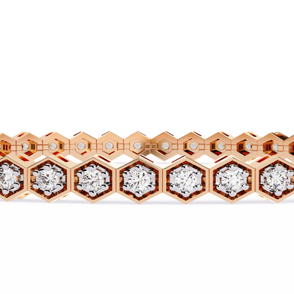 Arqline Row Diamond Bracelet