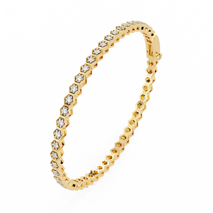 Arqline Row Diamond Bracelet