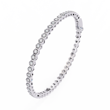 Arqline Row Diamond Bracelet