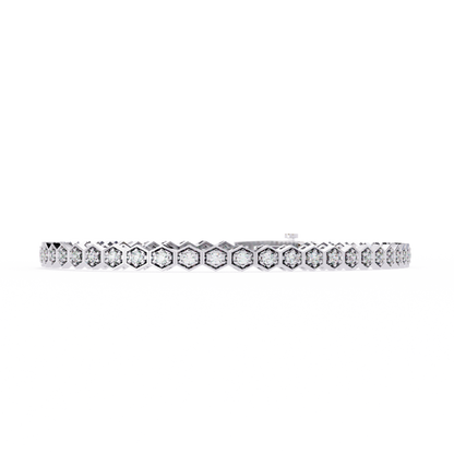 Arqline Row Diamond Bracelet