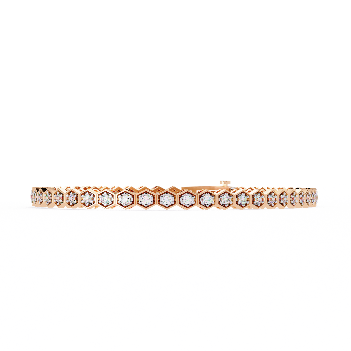 Arqline Row Diamond Bracelet