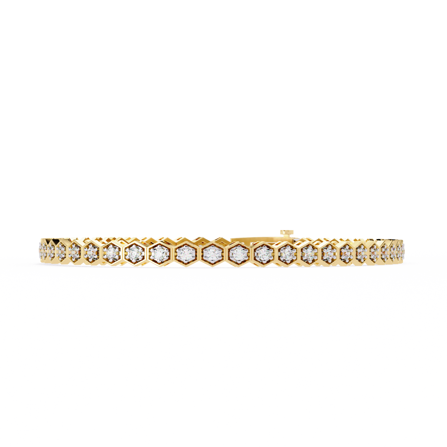 Arqline Row Diamond Bracelet