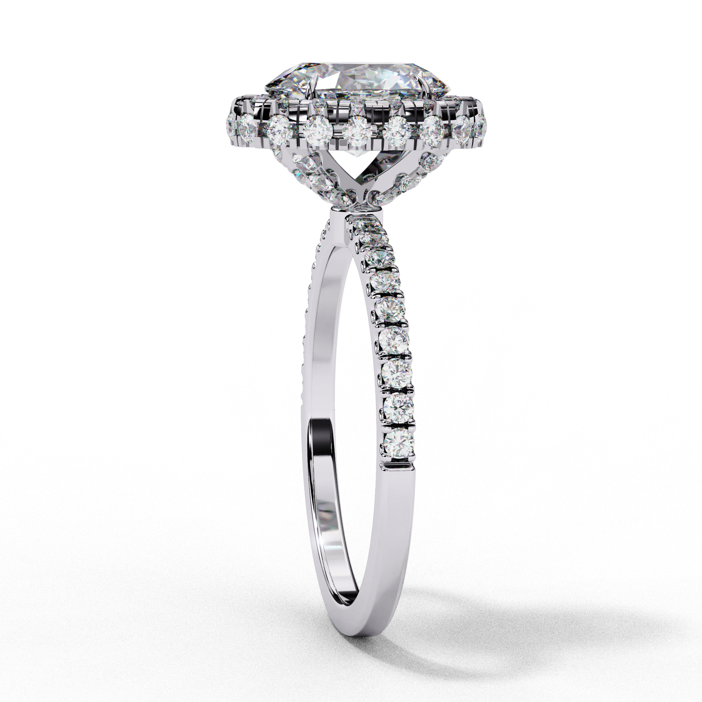 Lavinia Wish Oval Solitaire Ring