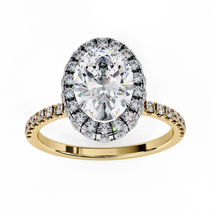 Lavinia Wish Oval Solitaire Ring