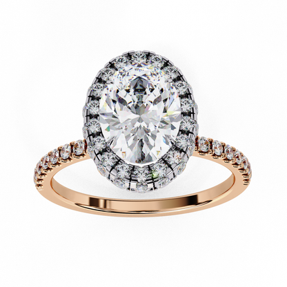 Lavinia Wish Oval Solitaire Ring