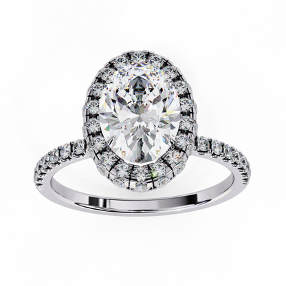 Lavinia Wish Oval Solitaire Ring
