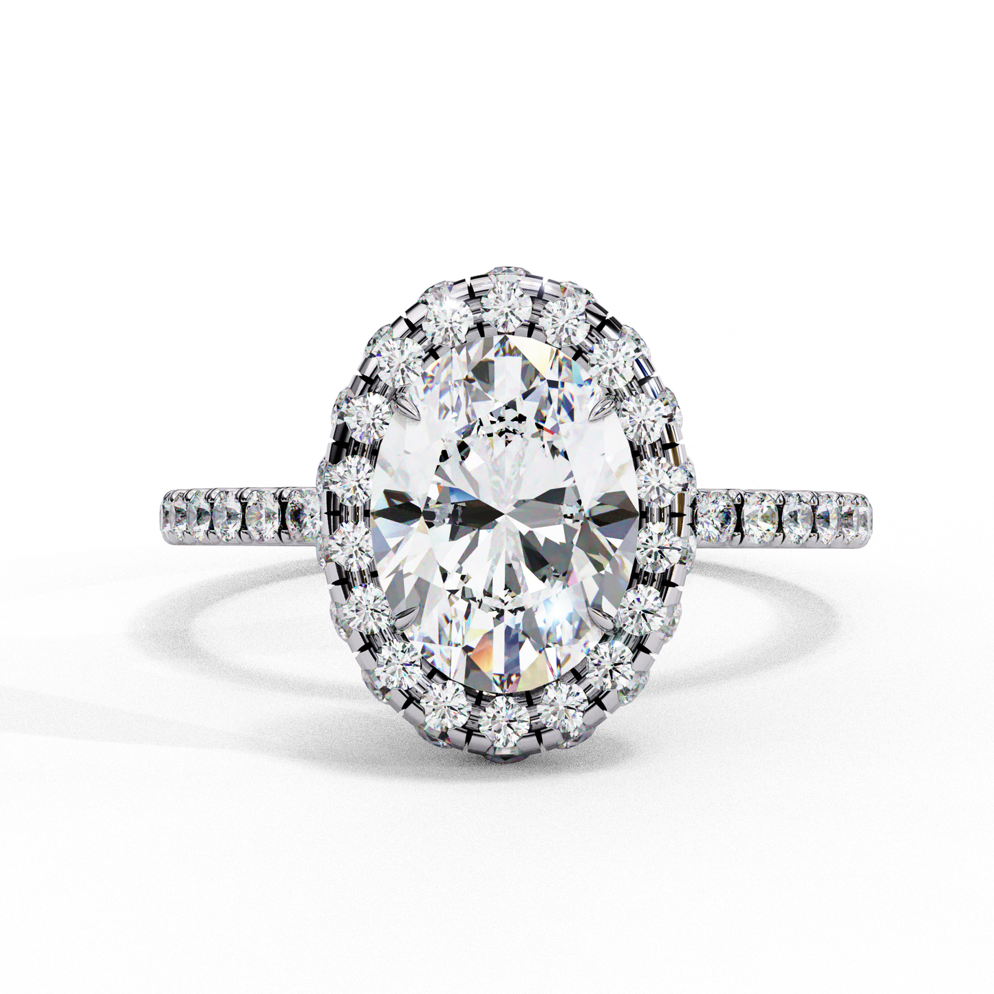 Lavinia Wish Oval Solitaire Ring