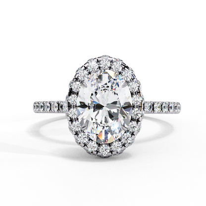 Lavinia Wish Oval Solitaire Ring