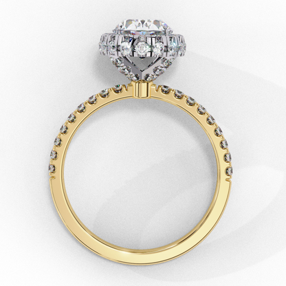 Lavinia Wish Oval Solitaire Ring