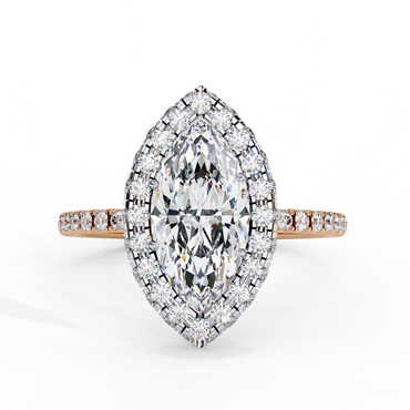Serenora Bloom Marquise Solitaire Ring
