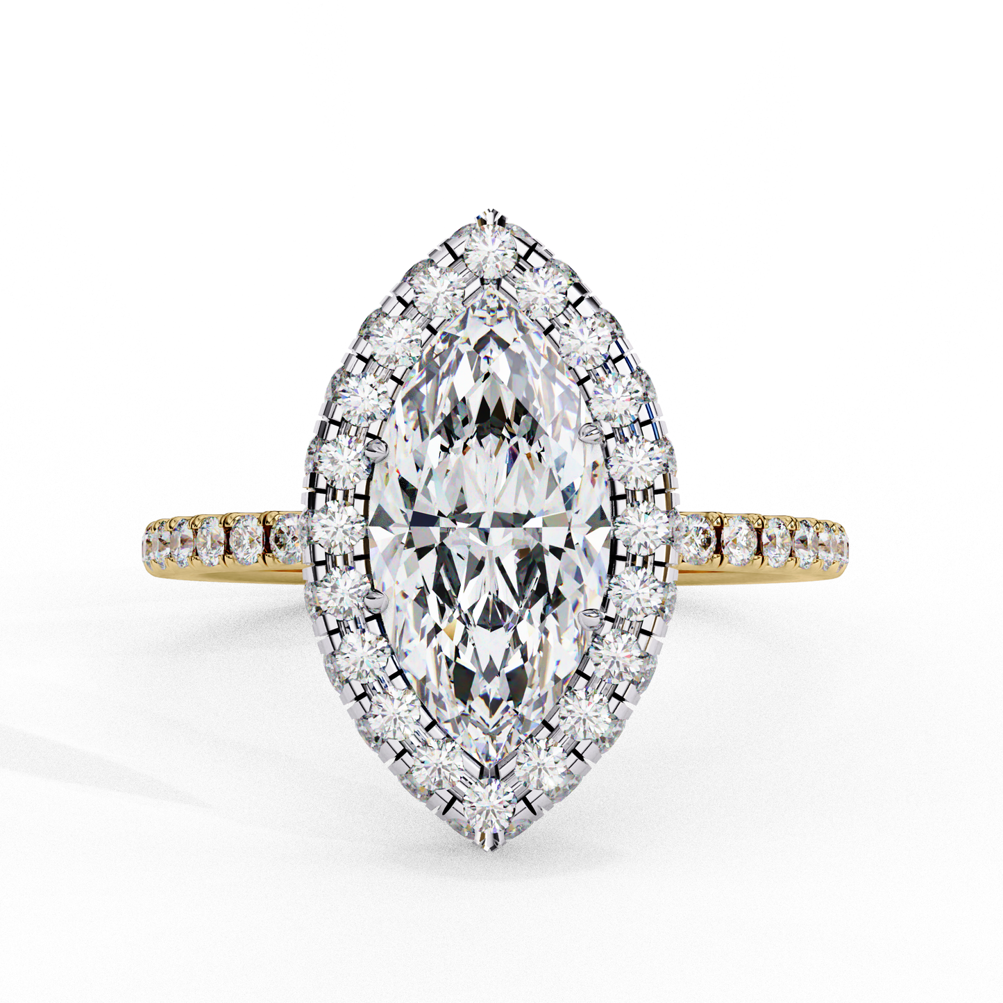 Serenora Bloom Marquise Solitaire Ring
