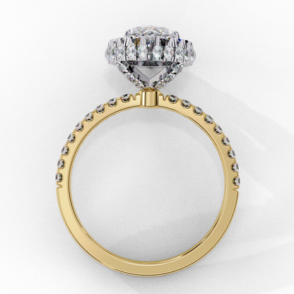 Serenora Bloom Marquise Solitaire Ring