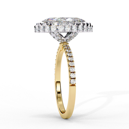 Serenora Bloom Marquise Solitaire Ring