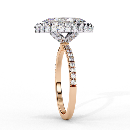 Serenora Bloom Marquise Solitaire Ring